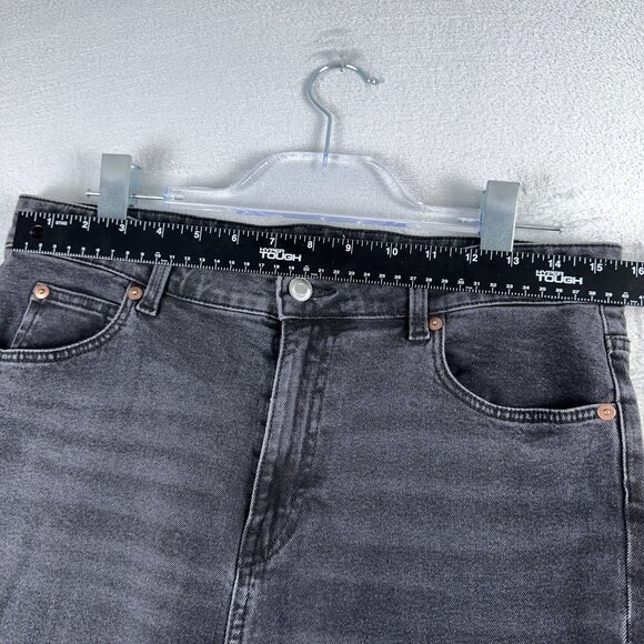 H&M Womens Ankle Skinny Jeans High Rise Five Design Pockets Womens Black Size 12 - Picture 9 of 12